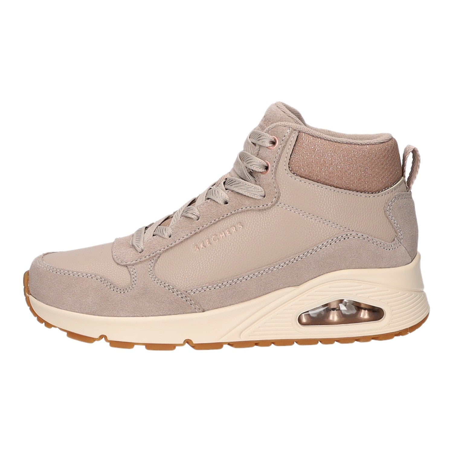 Skechers Schnürstiefelette Kaltfutter bis 35mm Absatz (casual) UNO-STACRE SHINE
