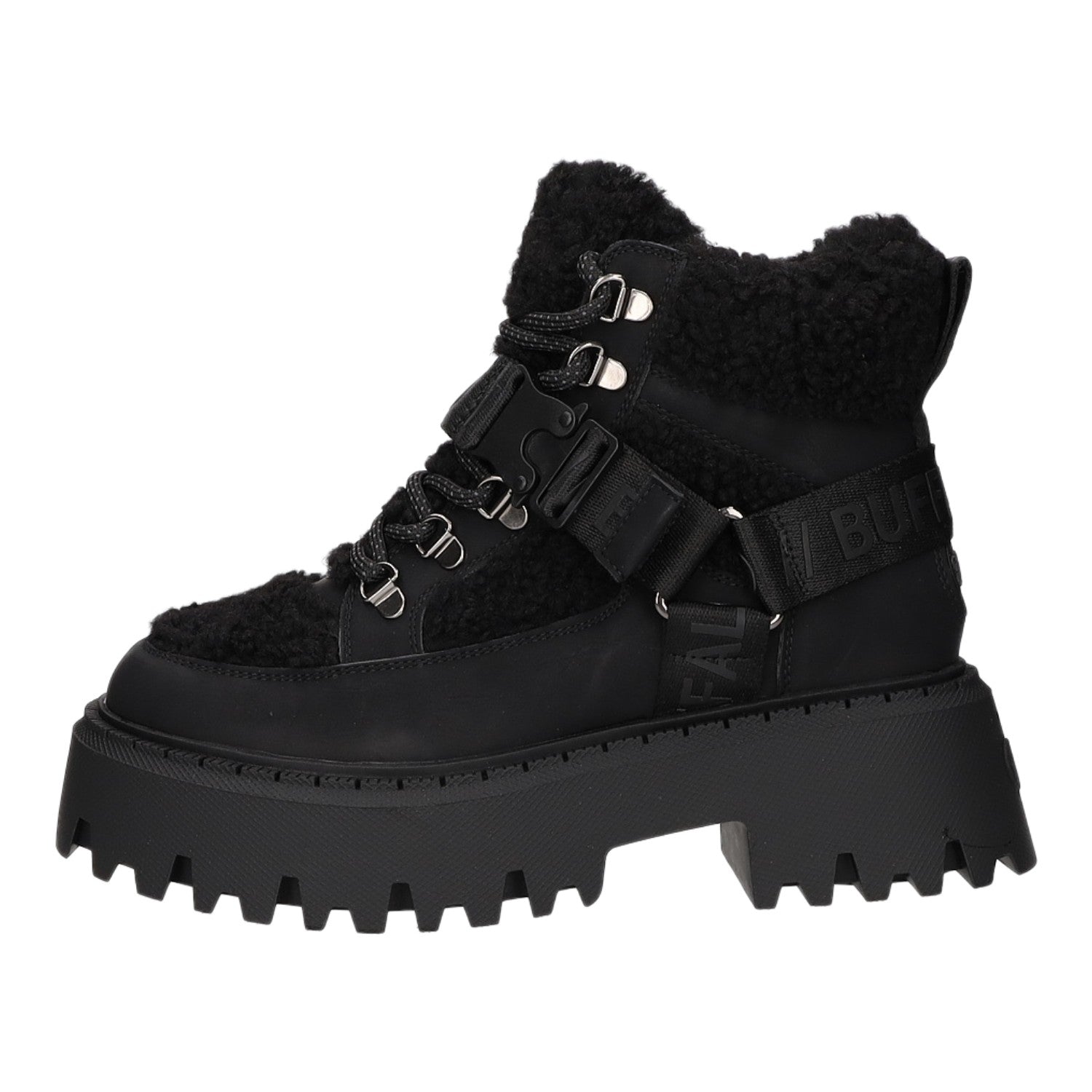 Buffalo Schnürstiefelette Warmfutter bis 35mm Absatz (casual) Aspen Com Mid Warm