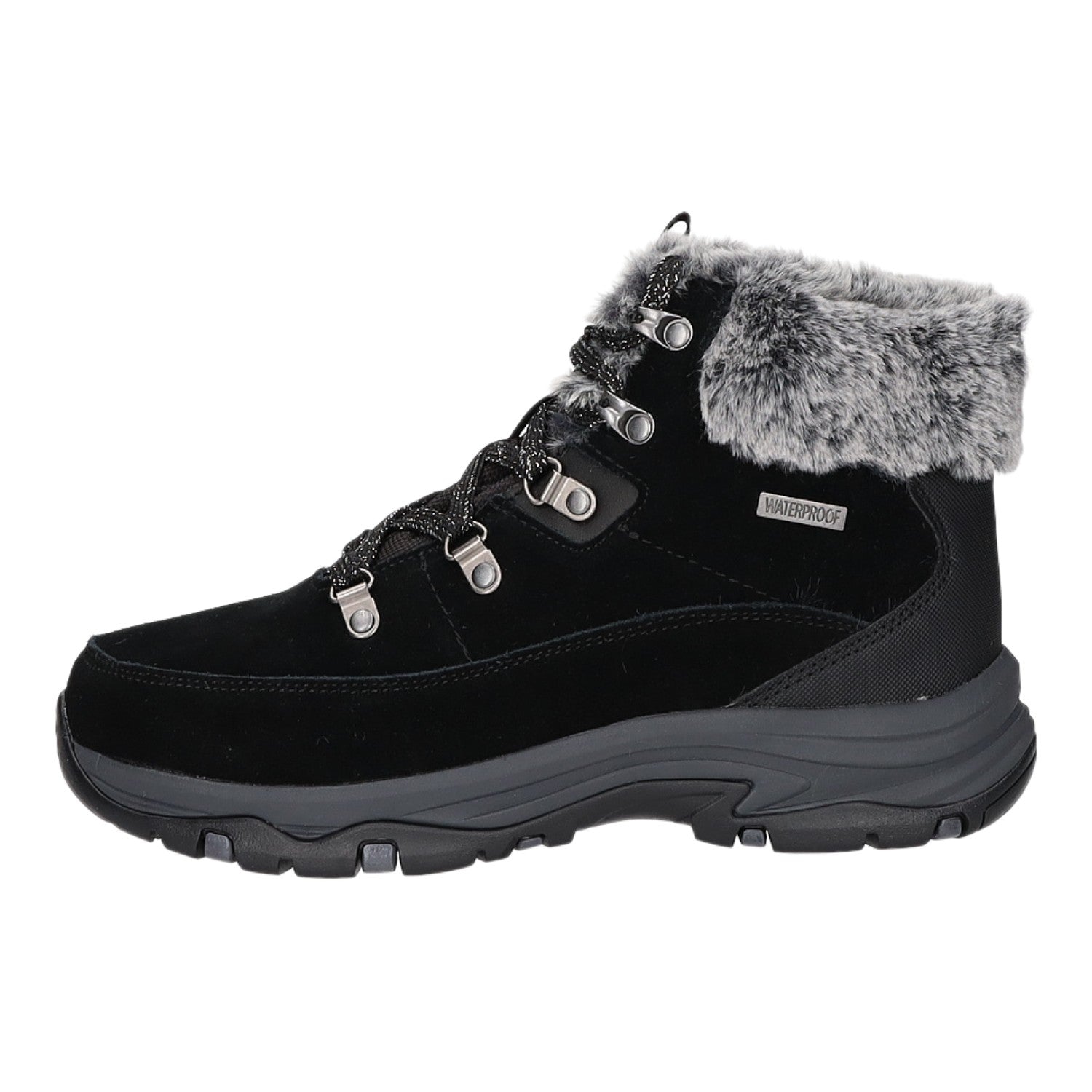 Skechers Schnürstiefelette Warmfutter bis 35mm Absatz (casual) Trego-Snow Worries