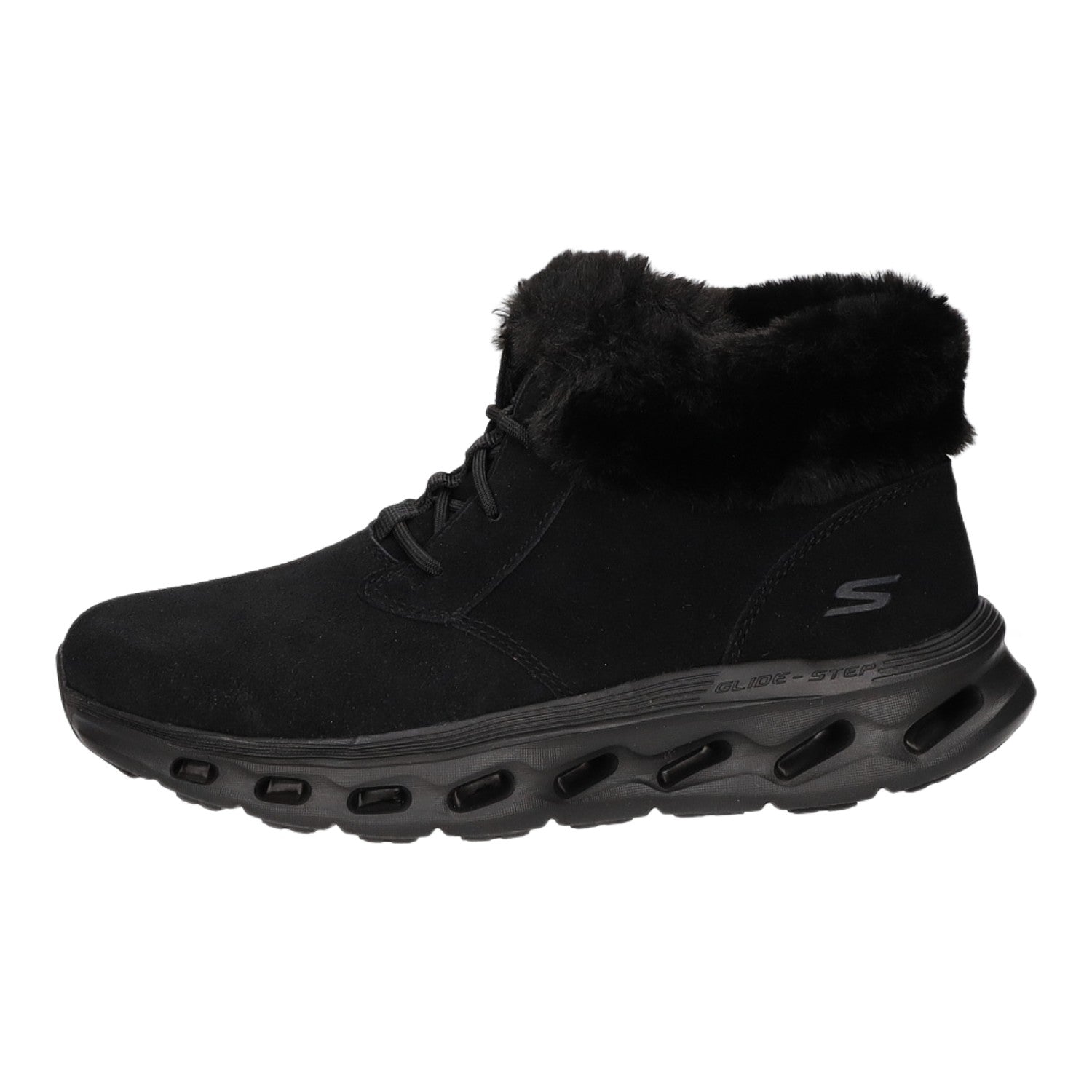 Skechers Schnürstiefelette Warmfutter bis 35mm Absatz (casual) Go Walk Glide-Step 2.0 Boot-Riley