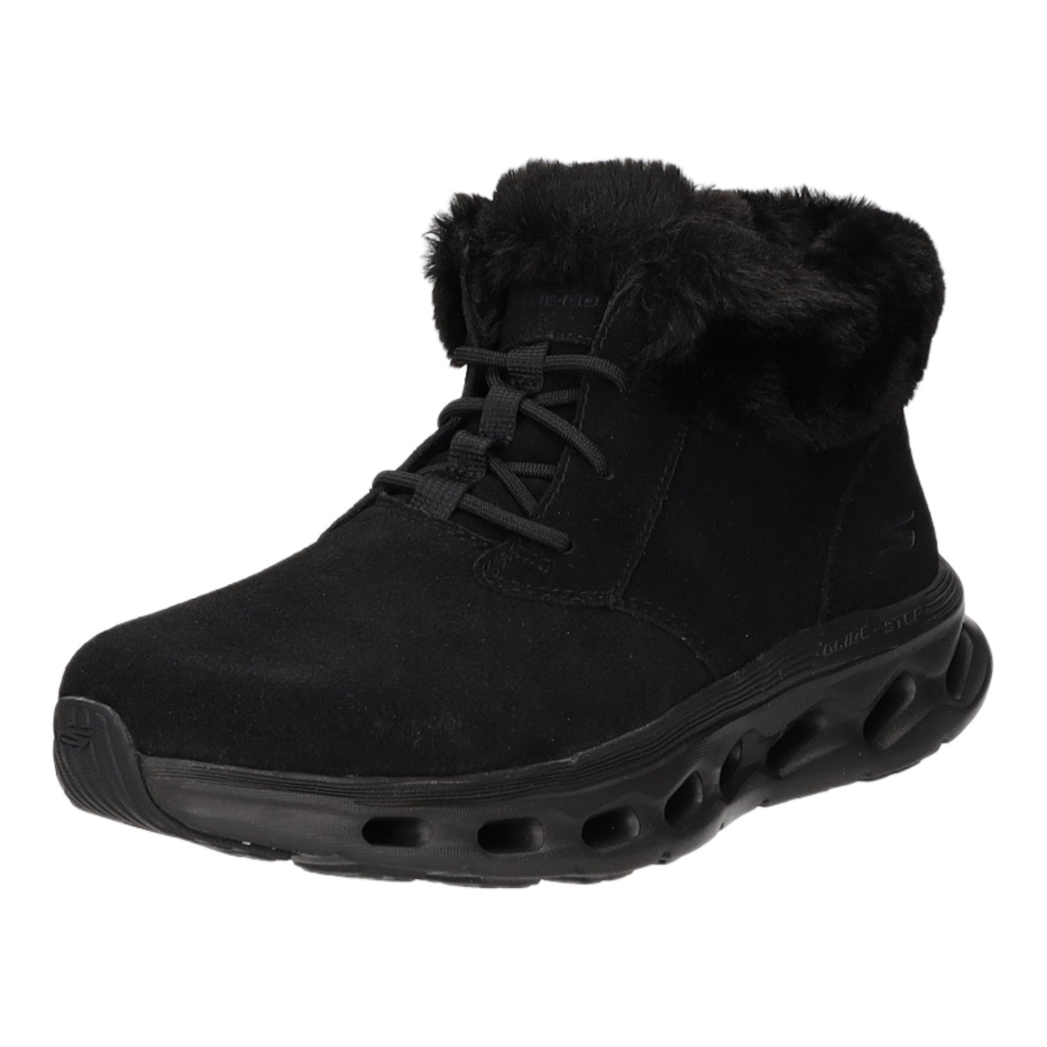 Skechers Schnürstiefelette Warmfutter bis 35mm Absatz (casual) Go Walk Glide-Step 2.0 Boot-Riley