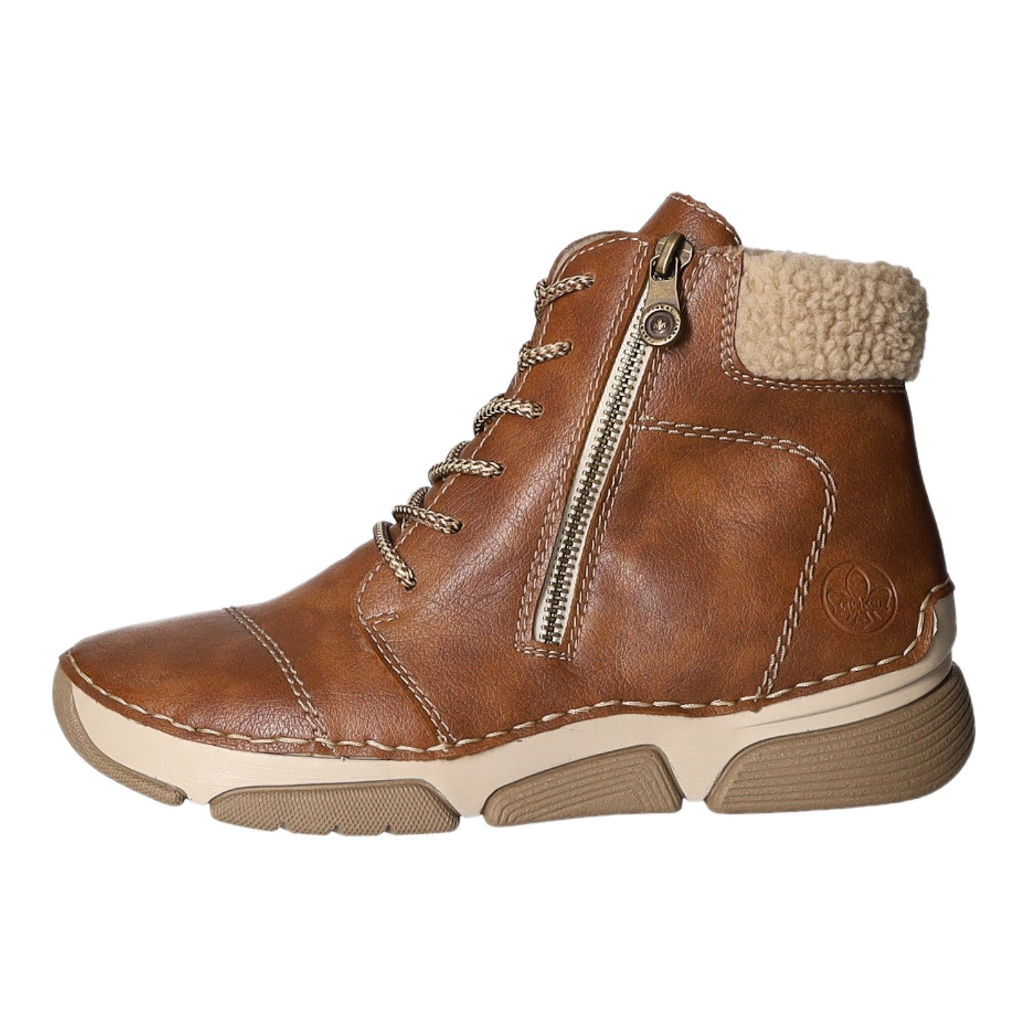Rieker Schnürstiefelette Warmfutter bis 35mm Absatz (casual)