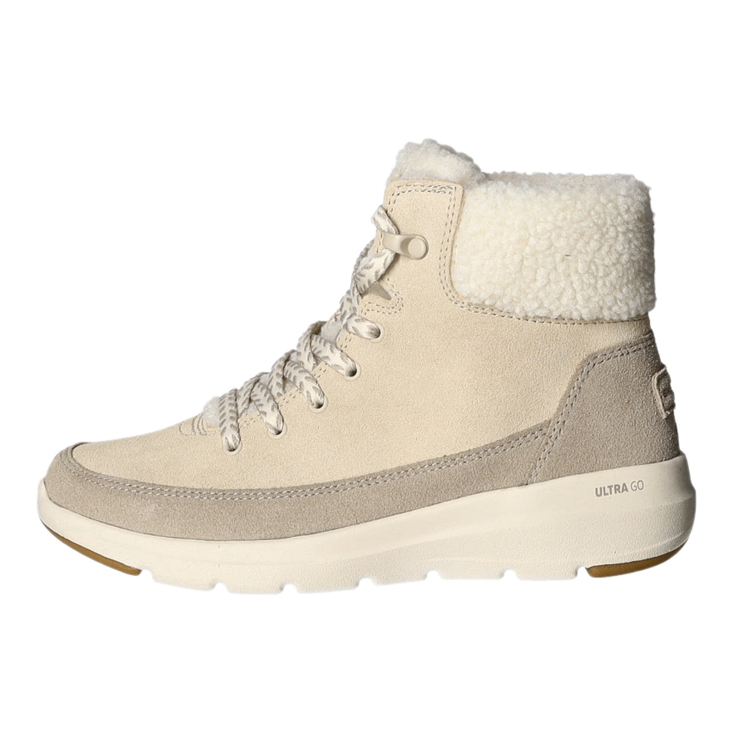 Skechers Schnürstiefelette Warmfutter bis 35mm Absatz (casual) GLACIAL ULTRA-AUTUMN DAYS