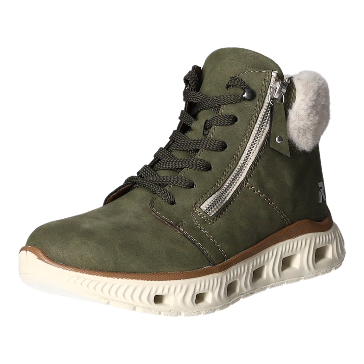 Rieker Schnürstiefelette Warmfutter bis 35mm Absatz (casual)