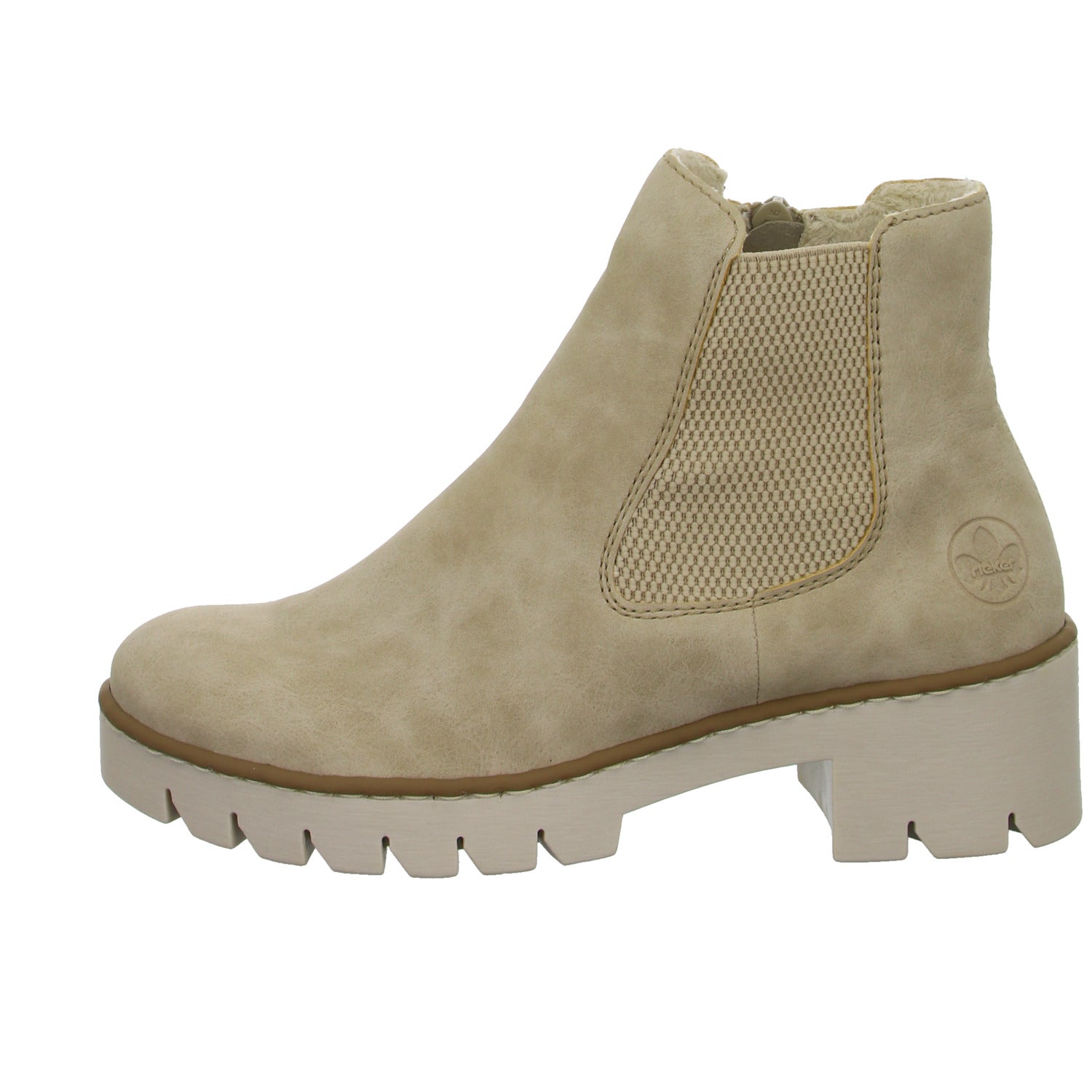 Rieker Schlupf-/Reißverschlußstiefelette Warmfutter ab 35mm Absatz