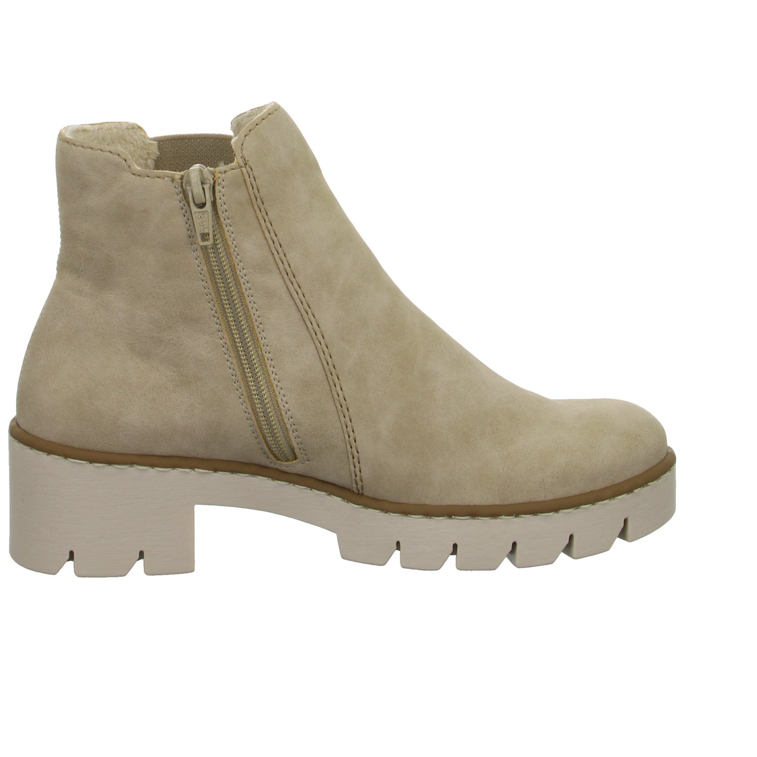 Rieker Schlupf-/Reißverschlußstiefelette Warmfutter ab 35mm Absatz