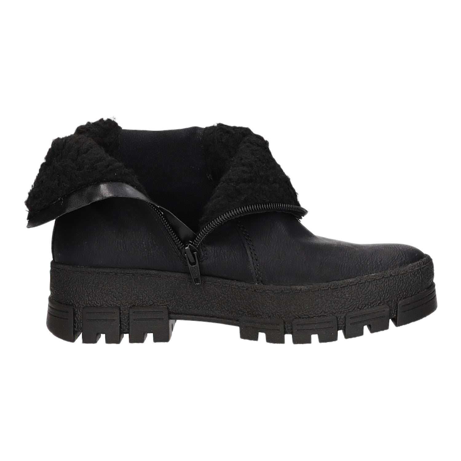 Rieker Schlupf-/Reißverschlußstiefelette Warmfutter bis 35mm Absatz (casual)