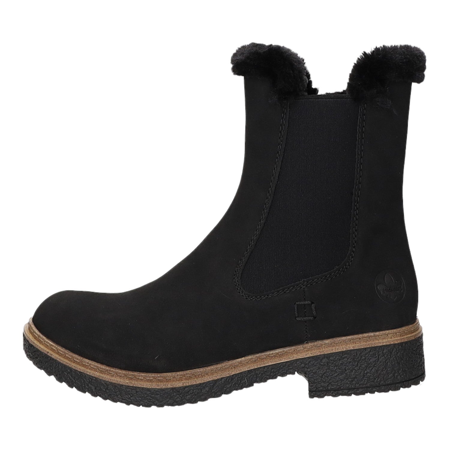 Rieker Schlupf-/Reißverschlußstiefelette Warmfutter bis 35mm Absatz (casual)