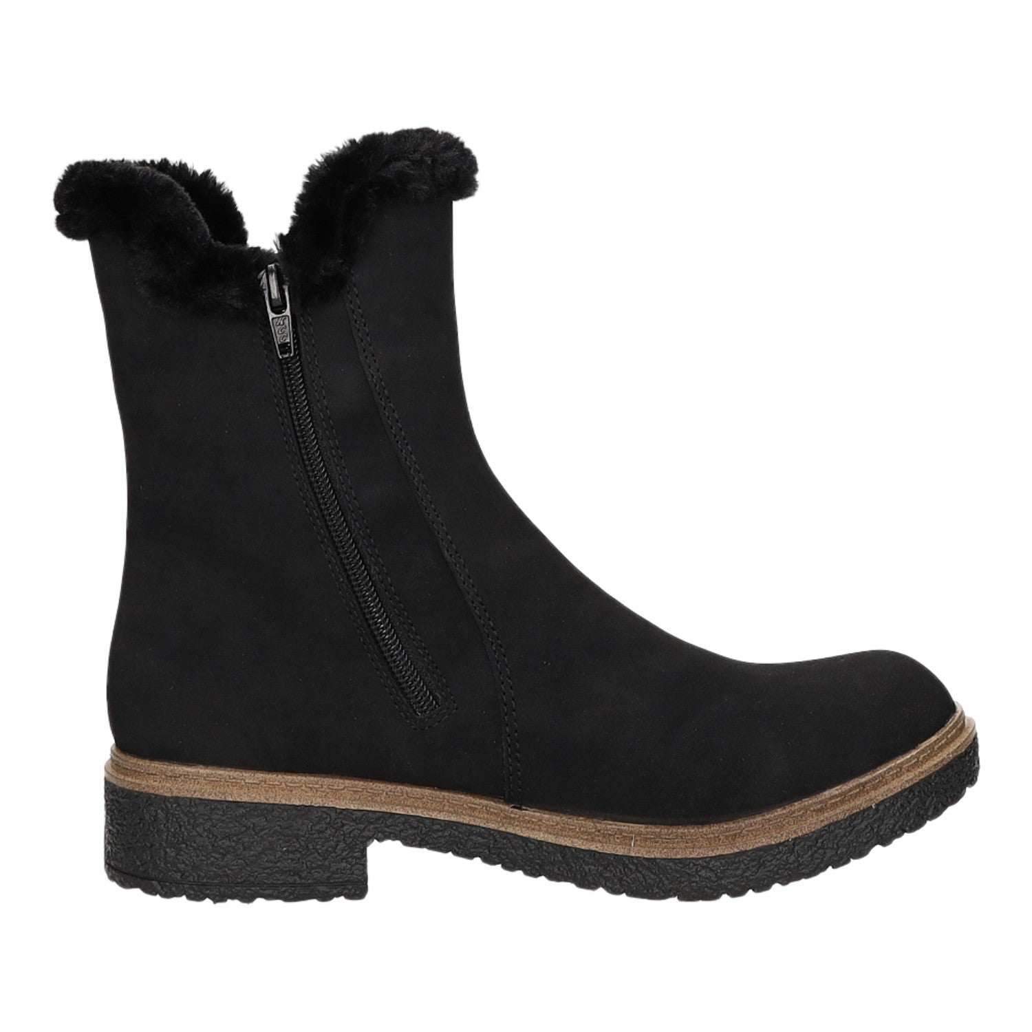 Rieker Schlupf-/Reißverschlußstiefelette Warmfutter bis 35mm Absatz (casual)