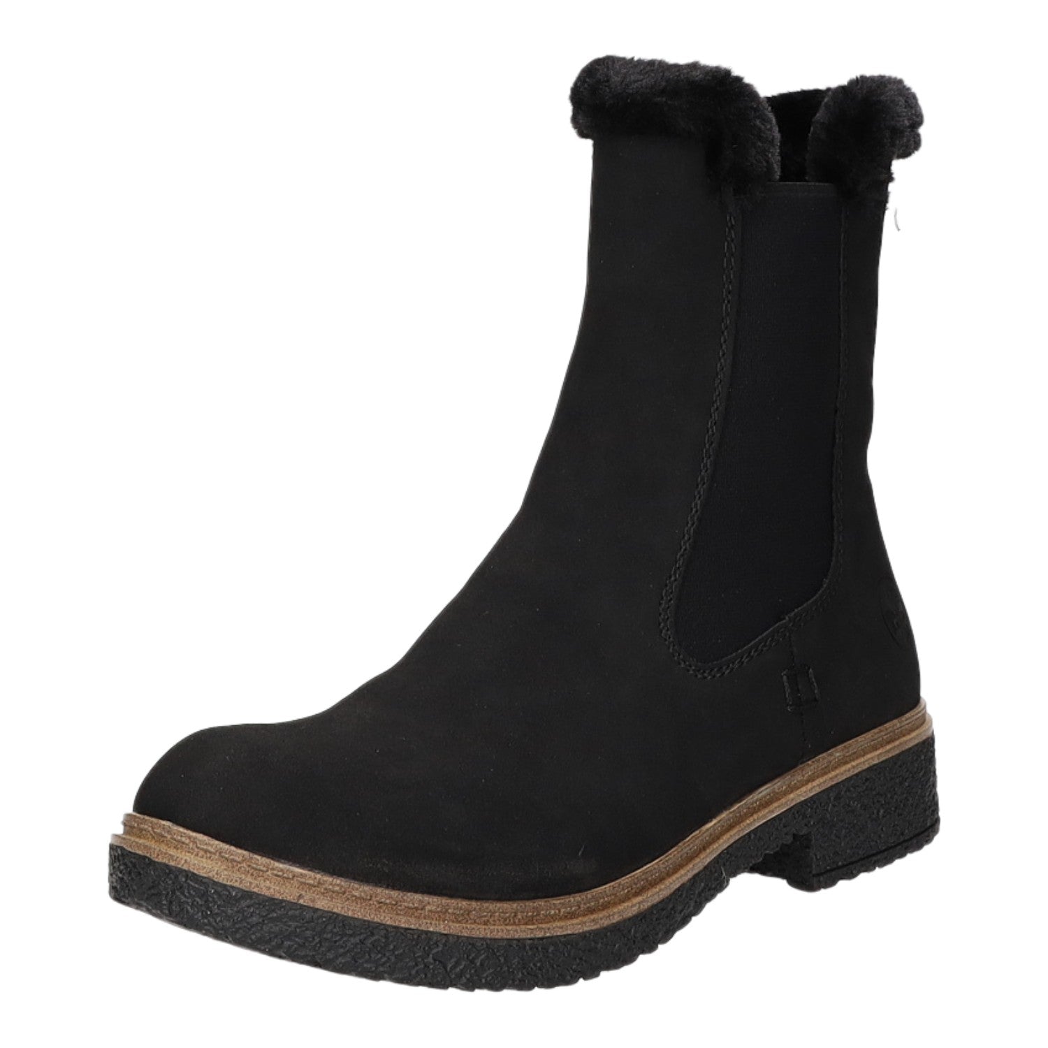 Rieker Schlupf-/Reißverschlußstiefelette Warmfutter bis 35mm Absatz (casual)