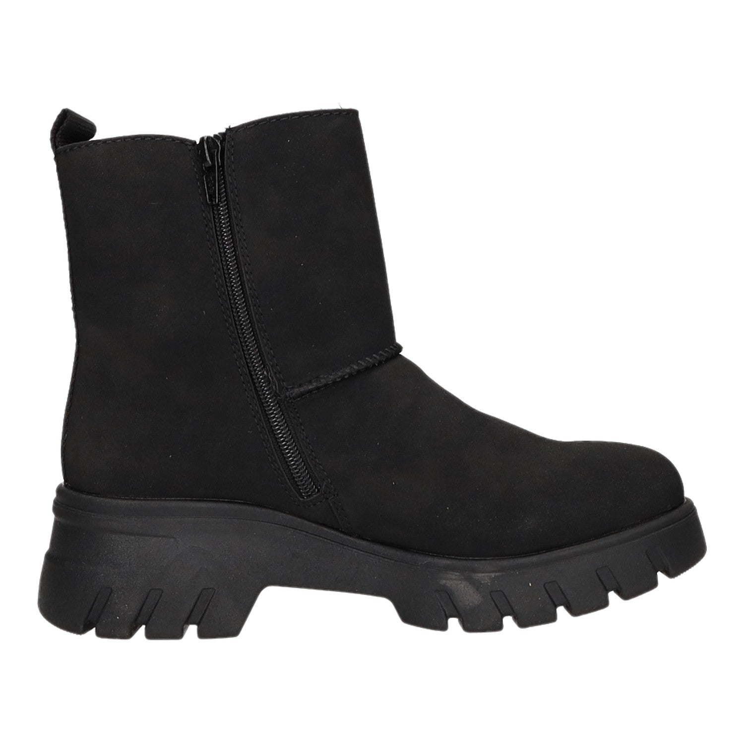 Rieker Schlupf-/Reißverschlußstiefelette Warmfutter bis 35mm Absatz (casual)