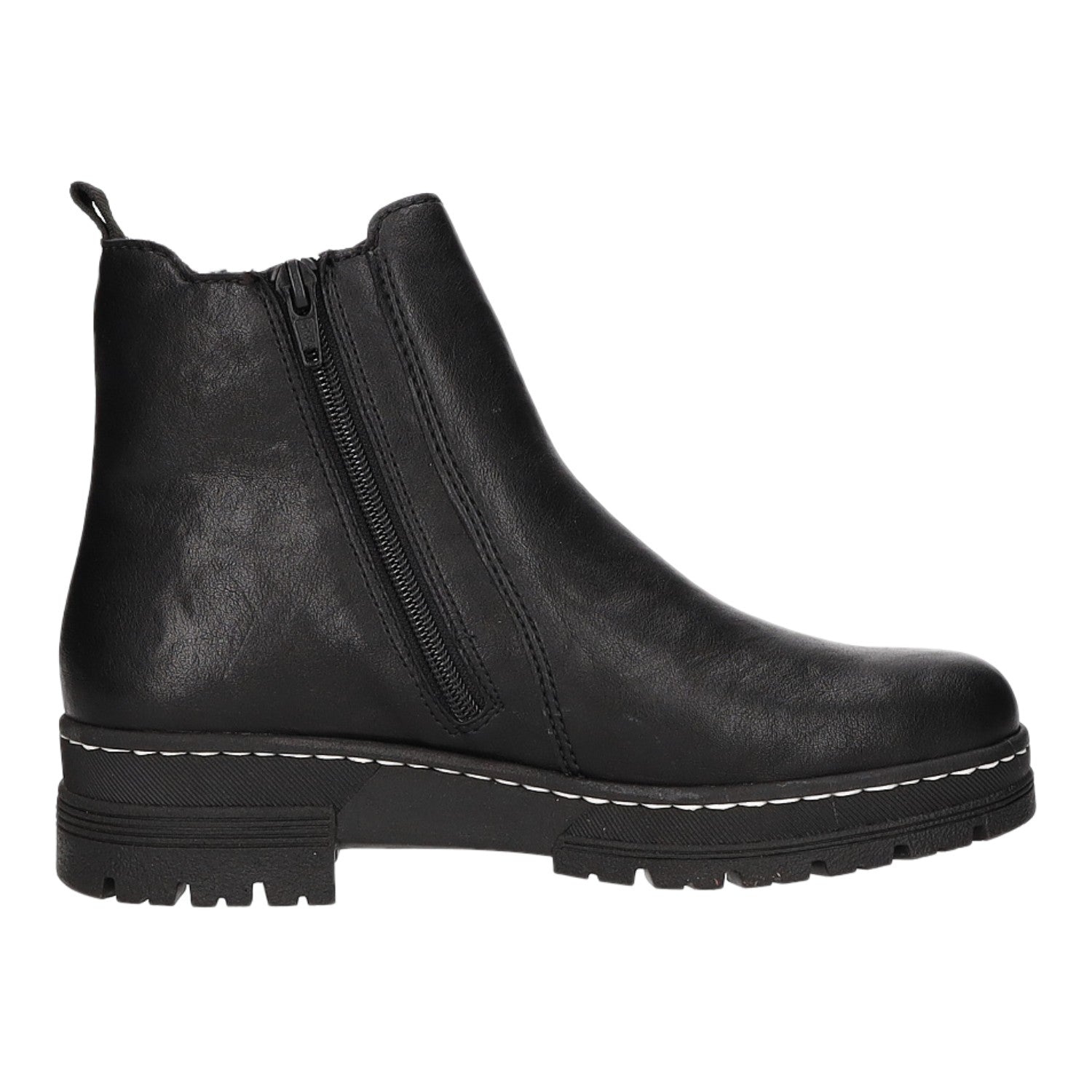 Rieker Schlupf-/Reißverschlußstiefelette Warmfutter bis 35mm Absatz (casual)