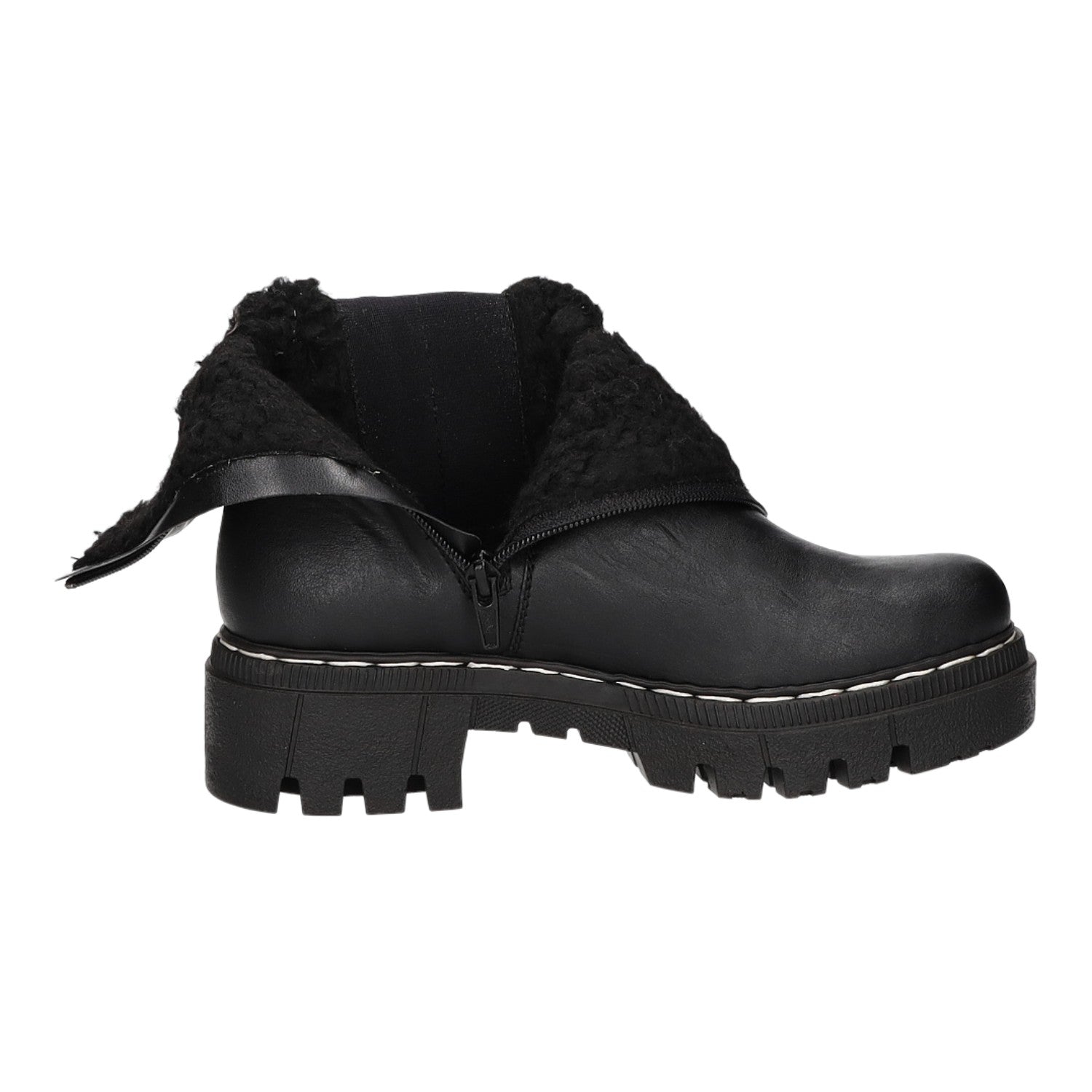 Rieker Schlupf-/Reißverschlußstiefelette Warmfutter bis 35mm Absatz (casual)