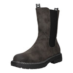 Lade das Bild in den Galerie-Viewer, BOXX Schlupf-/Reißverschlußstiefelette Warmfutter bis 35mm Absatz (casual)
