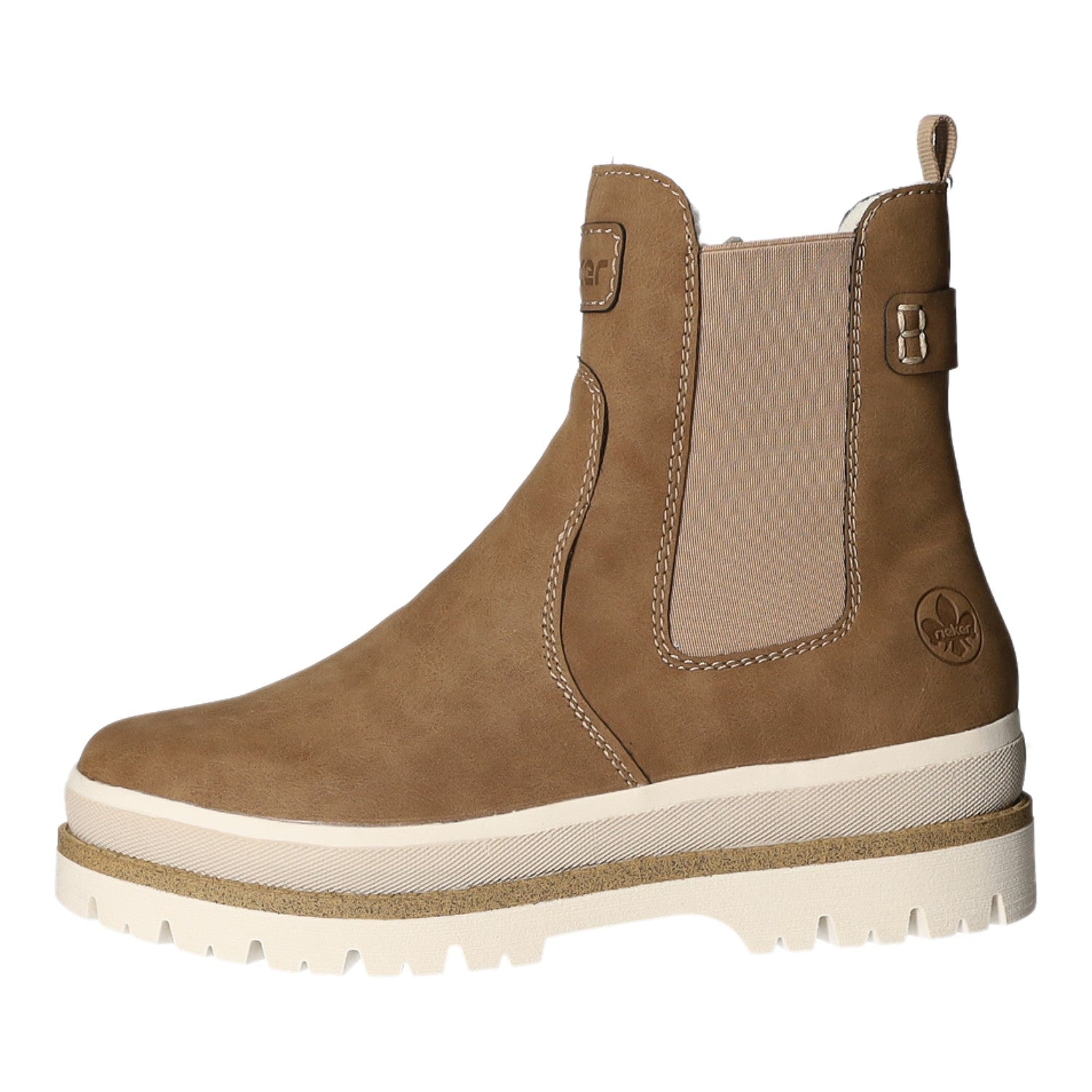 Rieker Schlupf-/Reißverschlußstiefelette Warmfutter bis 35mm Absatz (casual)