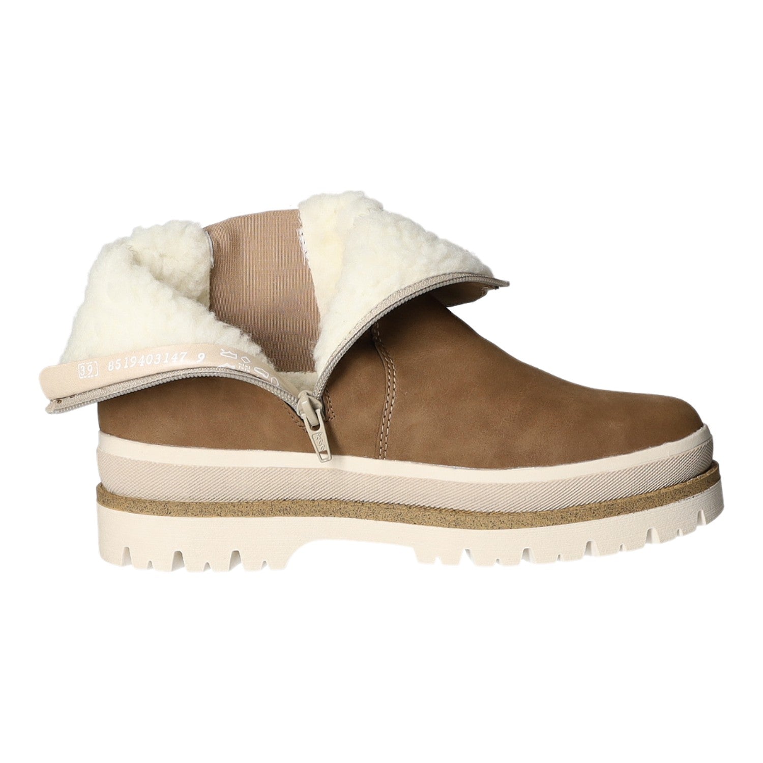 Rieker Schlupf-/Reißverschlußstiefelette Warmfutter bis 35mm Absatz (casual)