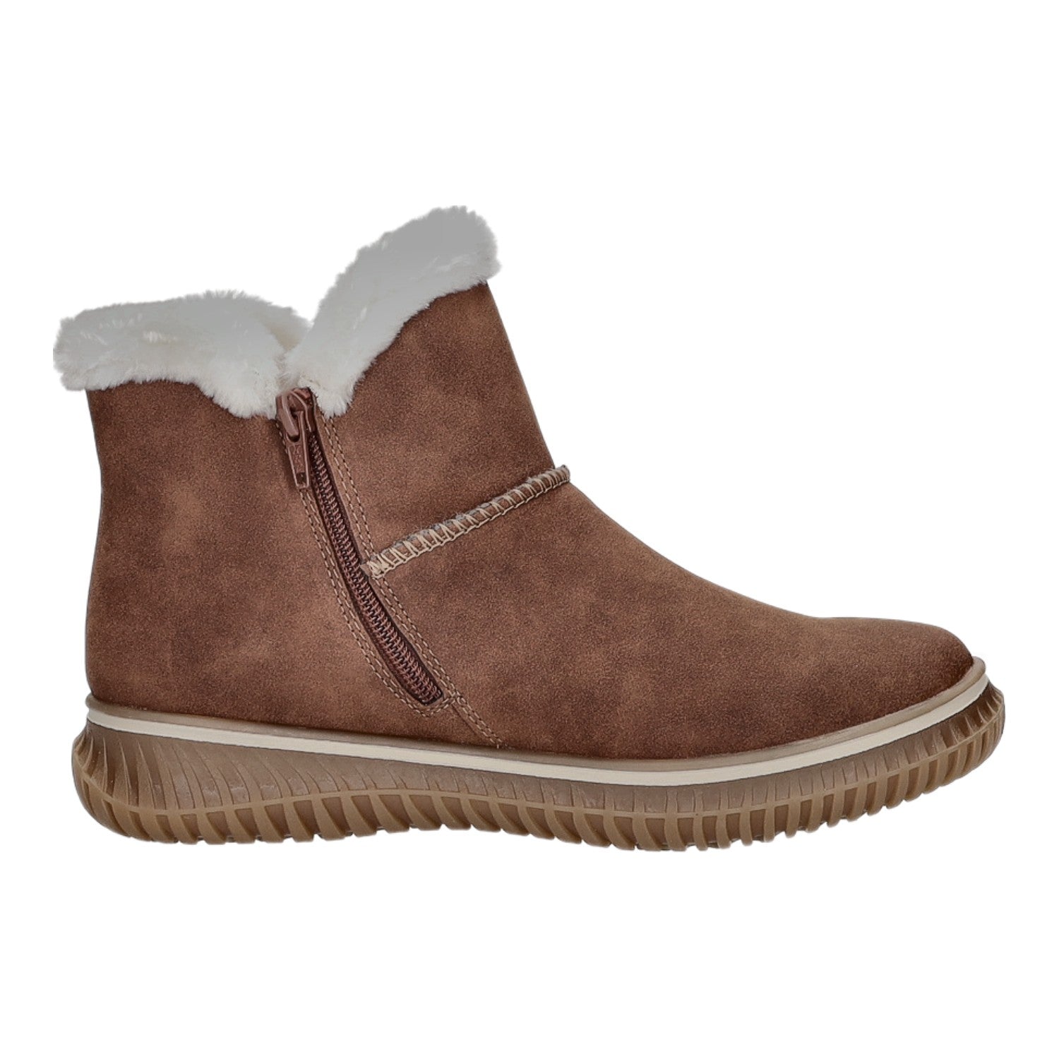Rieker Schlupf-/Reißverschlußstiefelette Warmfutter bis 35mm Absatz (casual)