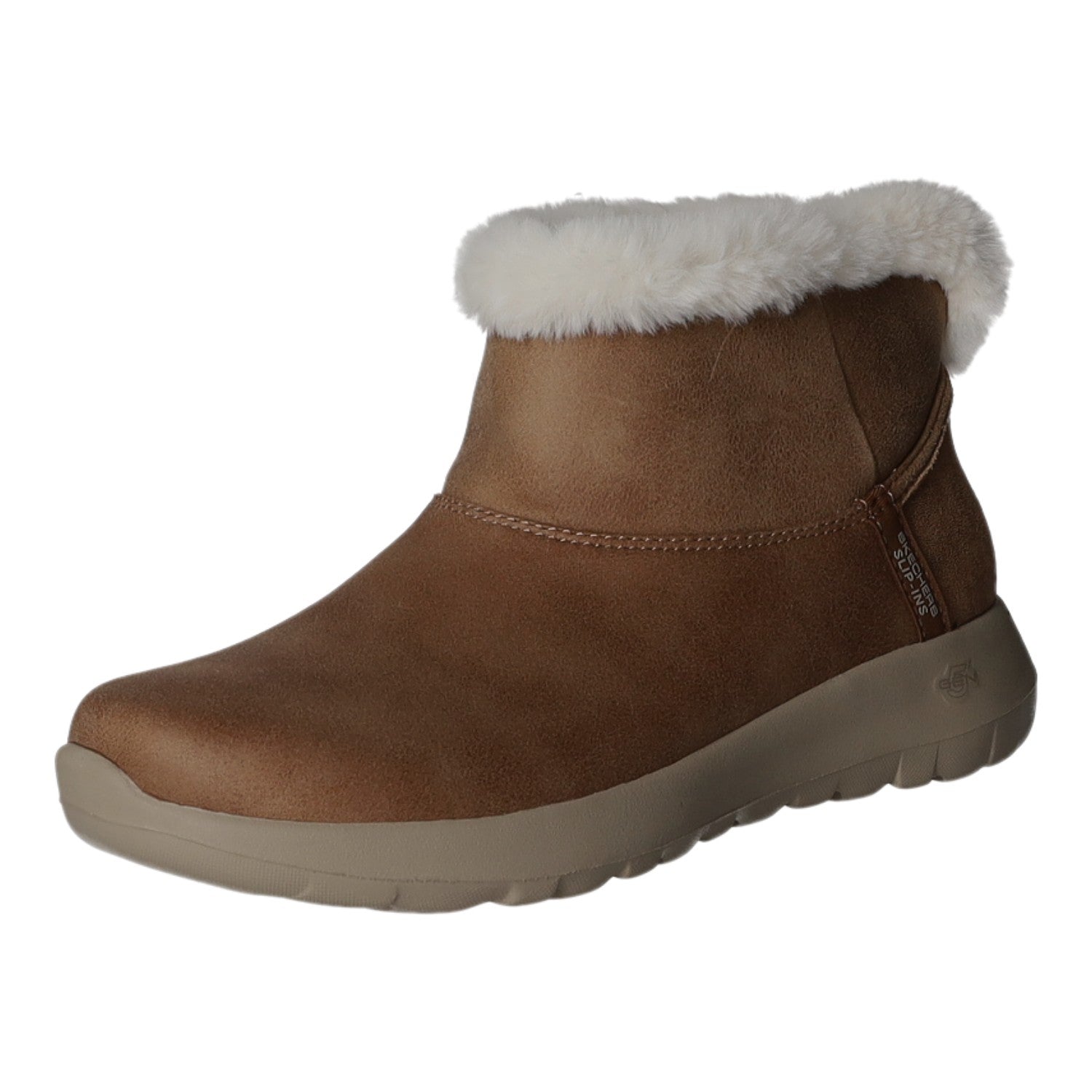 Skechers Schlupf-/Reißverschlußstiefelette Warmfutter bis 35mm Absatz (casual) ON-THE-GO JOY-Cozy Dream