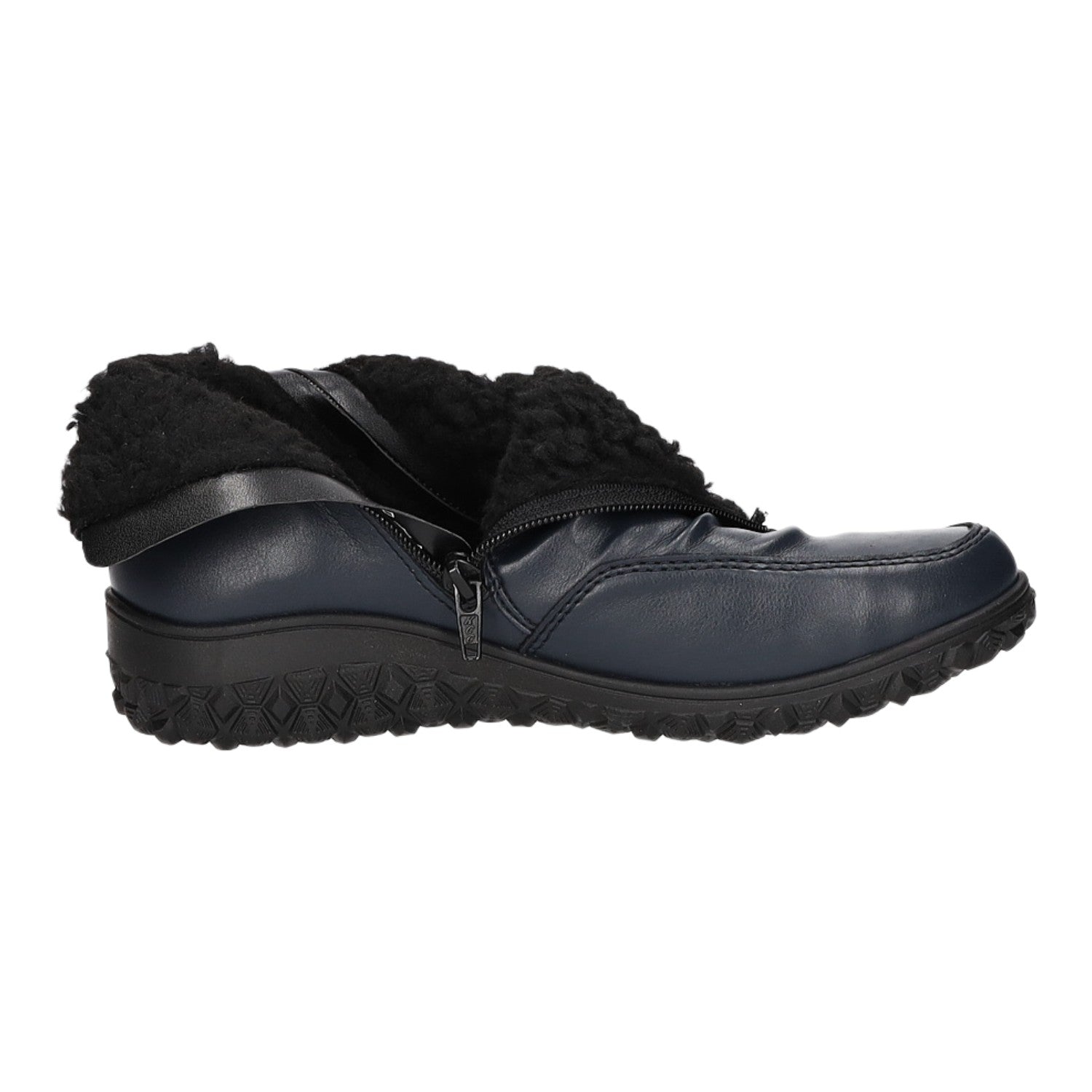 Rieker Schlupf-/Reißverschlußstiefelette Warmfutter bis 35mm Absatz (casual)