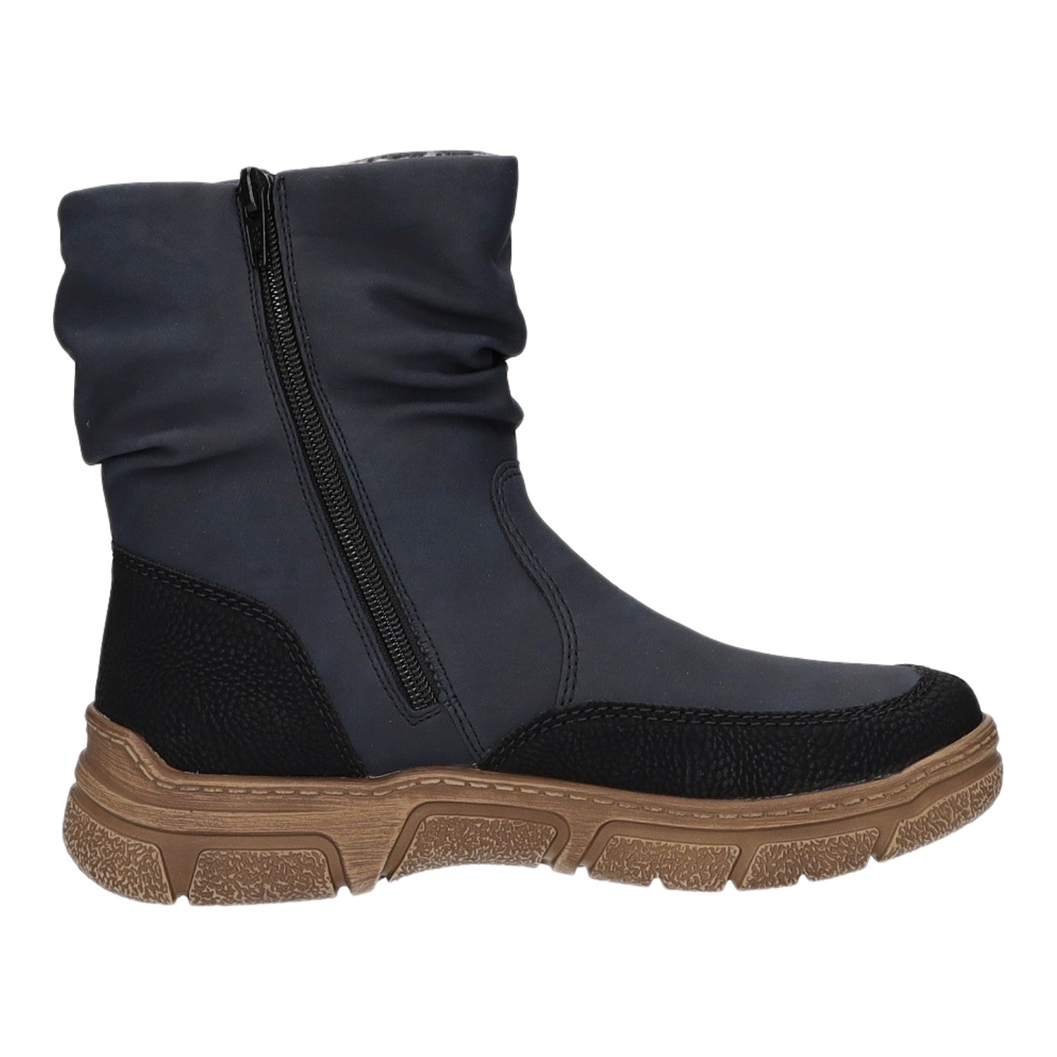 Rieker Schlupf-/Reißverschlußstiefelette Warmfutter bis 35mm Absatz (casual)