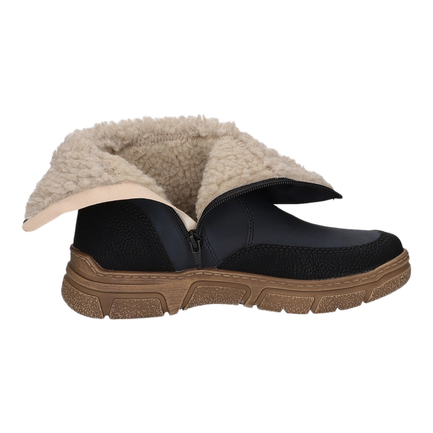 Rieker Schlupf-/Reißverschlußstiefelette Warmfutter bis 35mm Absatz (casual)