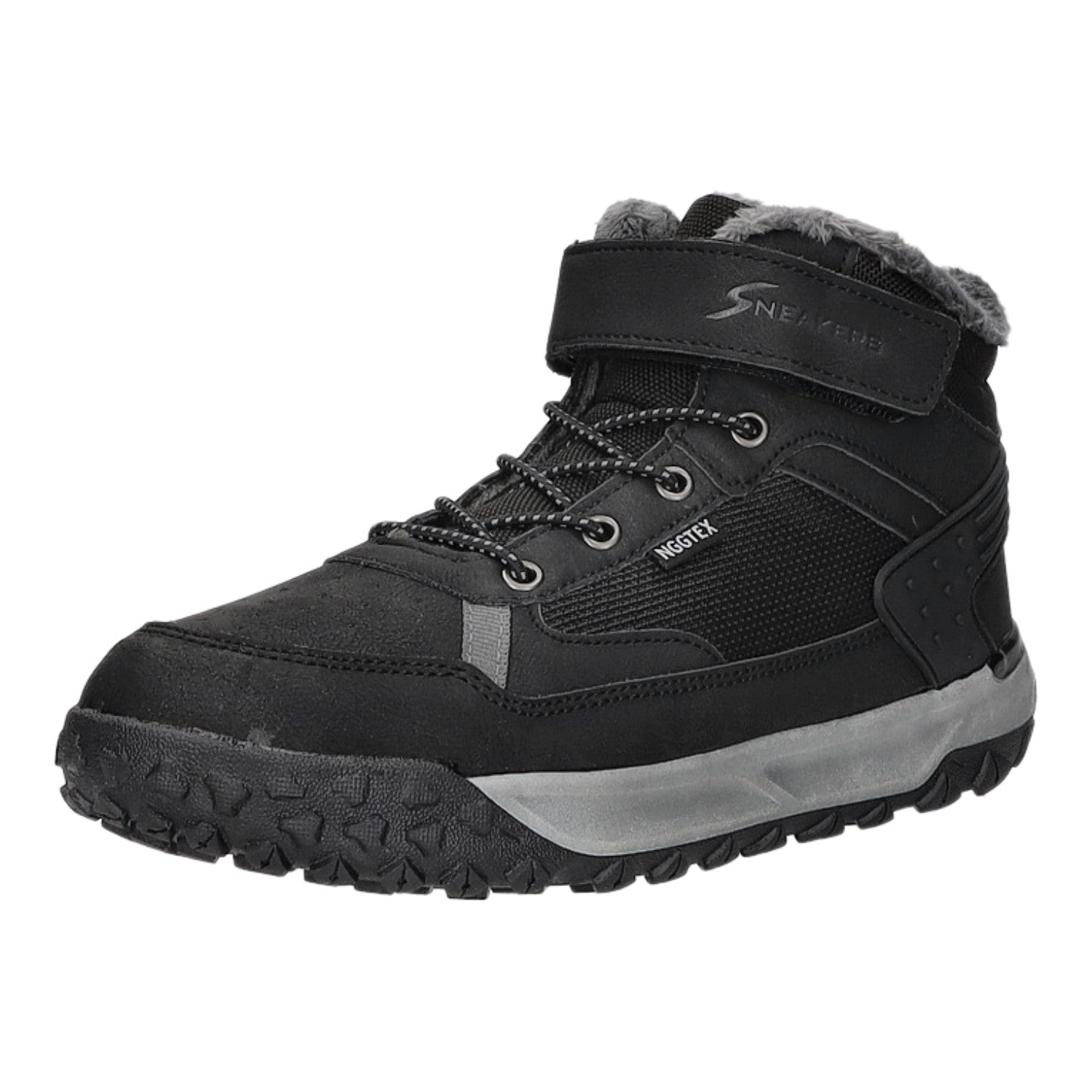 Sneakers Schlupf-/Klettstiefelette Warmfutter