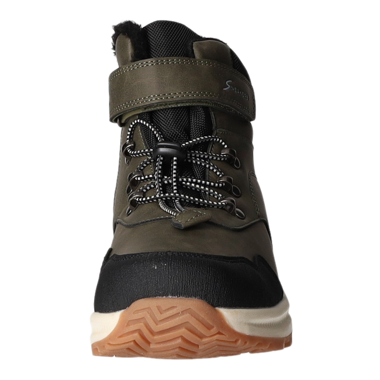 Sneakers Schlupf-/Klettstiefelette Warmfutter
