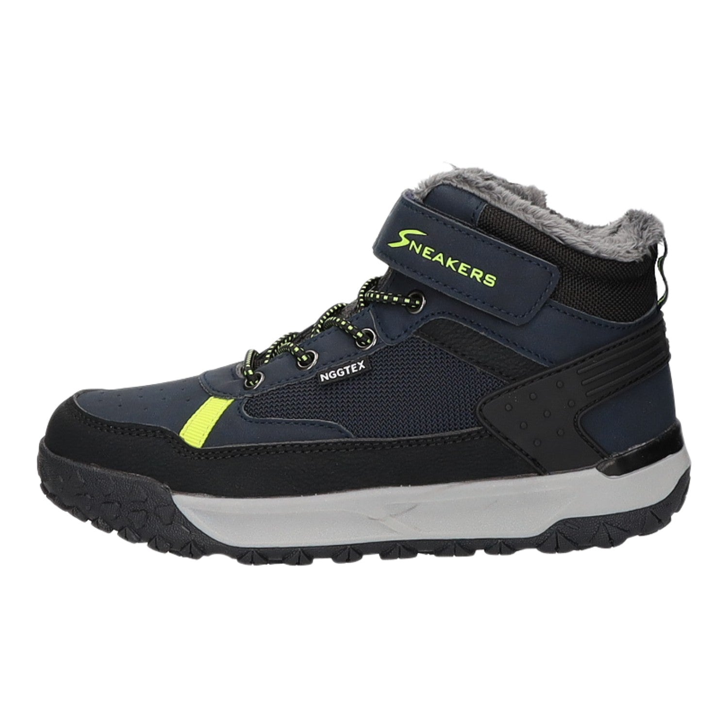 Sneakers Schlupf-/Klettstiefelette Warmfutter