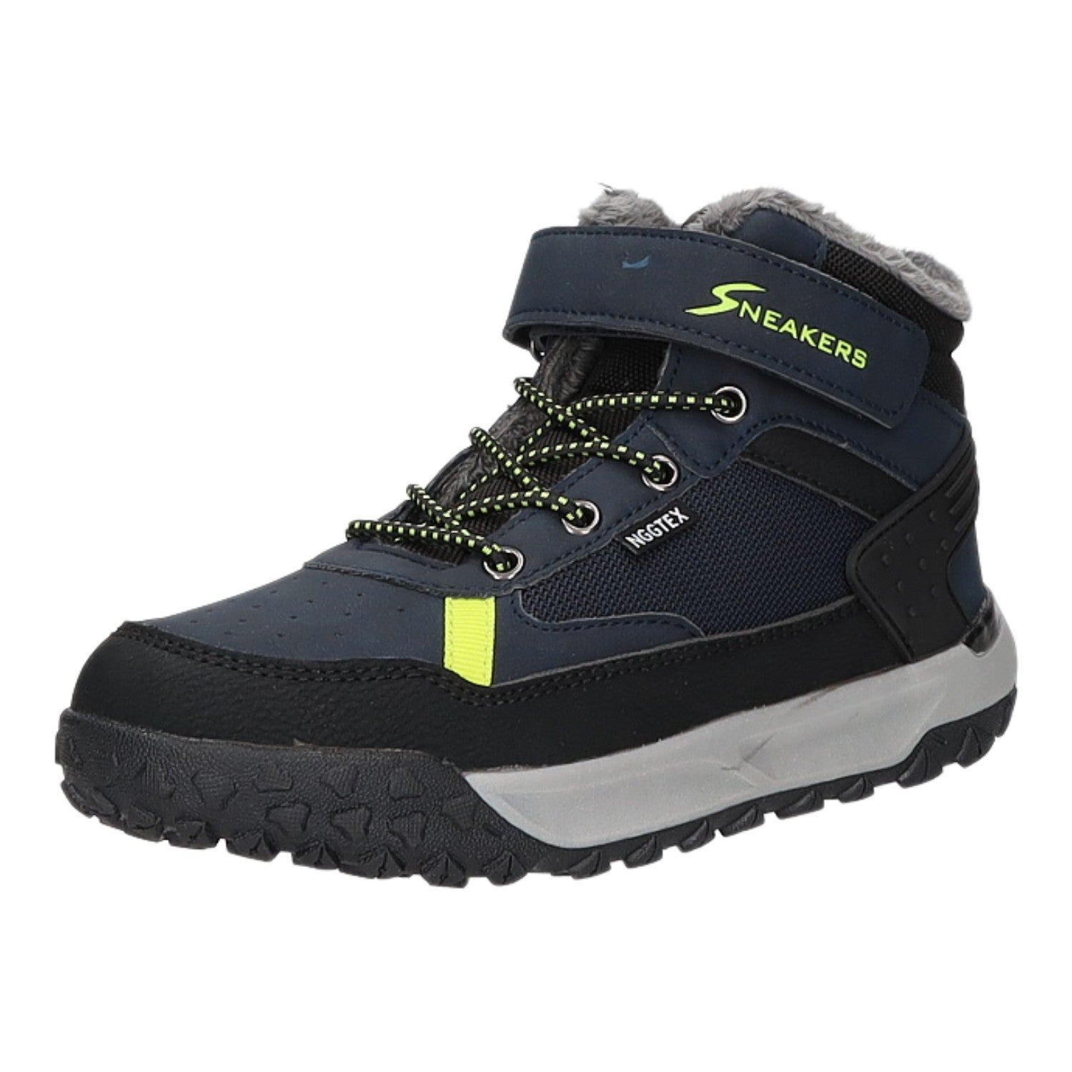 Sneakers Schlupf-/Klettstiefelette Warmfutter