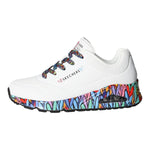 Lade das Bild in den Galerie-Viewer, Skechers Schnürhalbschuh Sneaker (sportlich) UNO-RAVAGED LOVE
