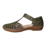 Lade das Bild in den Galerie-Viewer, Rieker Slipper/Kletthalbschuh luftdurchlässig (durchbrochenes/geflochtenes Obermaterial)
