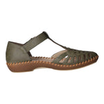Lade das Bild in den Galerie-Viewer, Rieker Slipper/Kletthalbschuh luftdurchlässig (durchbrochenes/geflochtenes Obermaterial)

