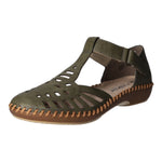 Lade das Bild in den Galerie-Viewer, Rieker Slipper/Kletthalbschuh luftdurchlässig (durchbrochenes/geflochtenes Obermaterial)
