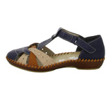 Lade das Bild in den Galerie-Viewer, Rieker Slipper/Kletthalbschuh luftdurchlässig (durchbrochenes/geflochtenes Obermaterial)
