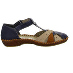 Lade das Bild in den Galerie-Viewer, Rieker Slipper/Kletthalbschuh luftdurchlässig (durchbrochenes/geflochtenes Obermaterial)
