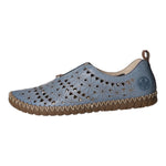 Lade das Bild in den Galerie-Viewer, Rieker Slipper/Kletthalbschuh luftdurchlässig (durchbrochenes/geflochtenes Obermaterial)
