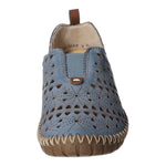 Lade das Bild in den Galerie-Viewer, Rieker Slipper/Kletthalbschuh luftdurchlässig (durchbrochenes/geflochtenes Obermaterial)
